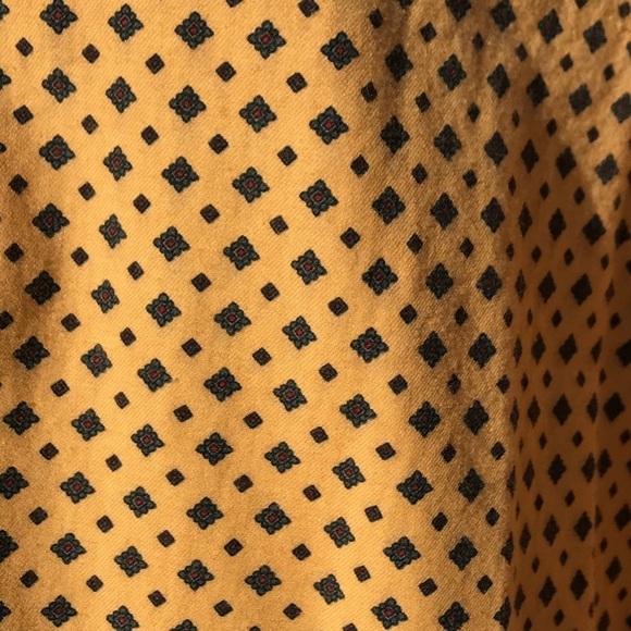 Vintage Ralph Lauren Prairie Shirt Yellow Print 8 - Picture 6 of 10